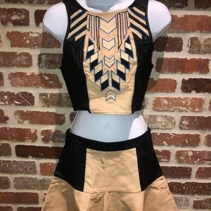 Aztec faux leather matching set size small